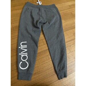KH Calvin Klein Womens Joggers Sweatpants Gray Small S GUC Loungewear Y2K